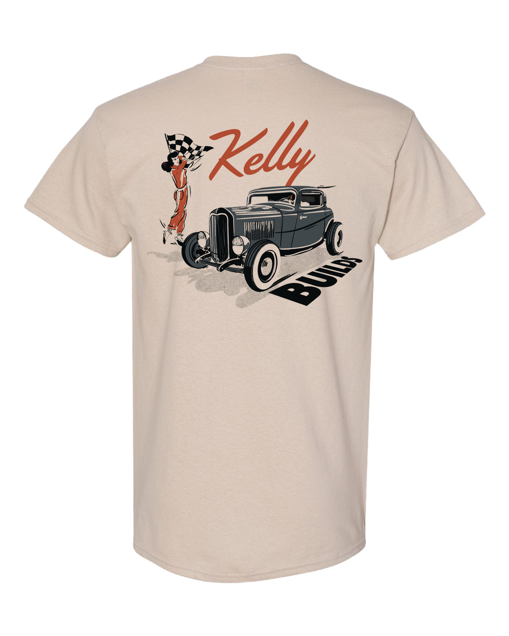 Kelly Builds 3 Window Racing T Shirt