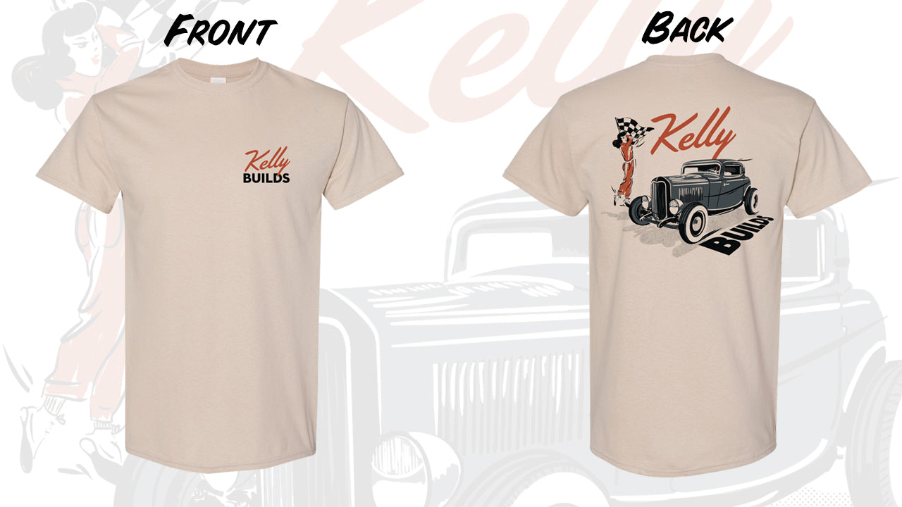 Kelly Builds 3 Window Racing T Shirt